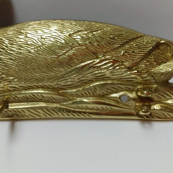 Duck Mallard Wall Mount Key Solid Brass Hanger Rack FARM HOUSE DECOR - Picture 7 of 7